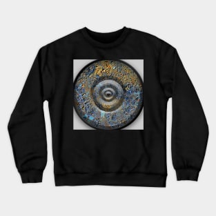 Rust pattern - clocks Crewneck Sweatshirt